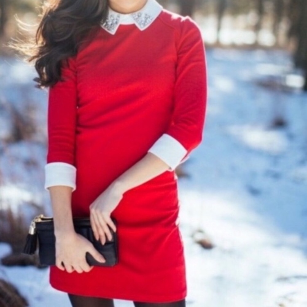 🚨 Ted Baker Jewel Collar Dress ❤️